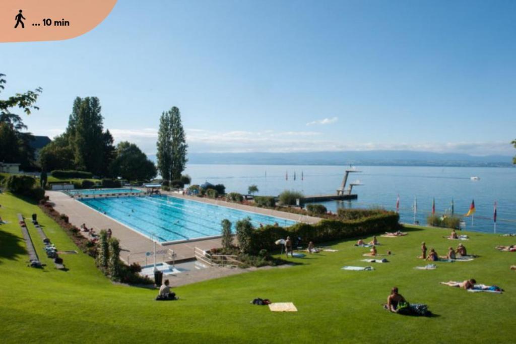 Ferienwohnung Le Baron Évian-les-Bains Exterior foto